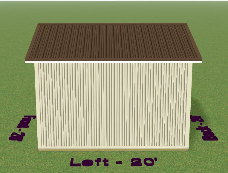 Pole Building Kit - 20x20x12