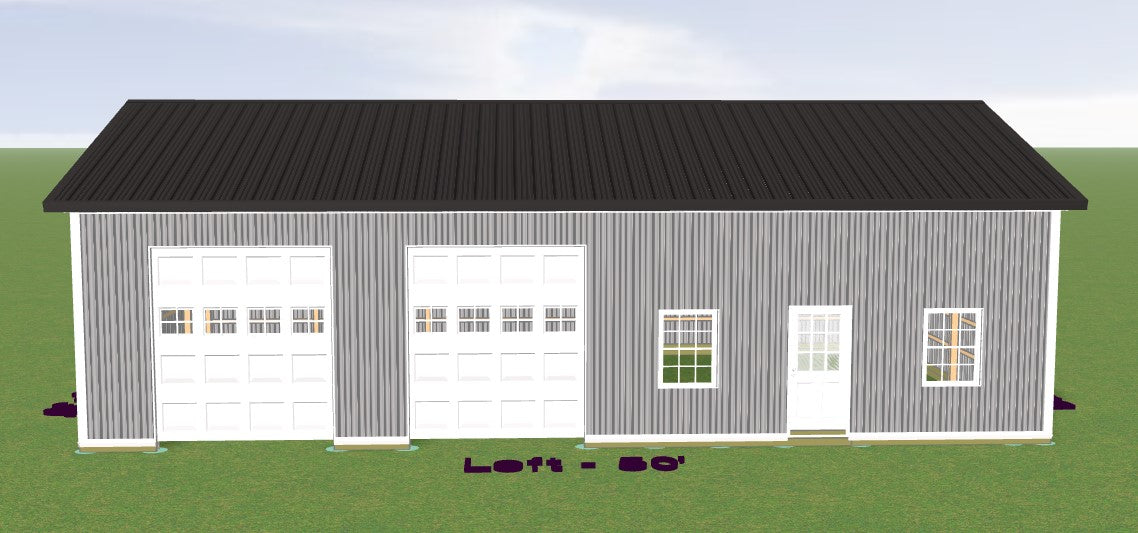 Pole Building Kit - 30x50x12