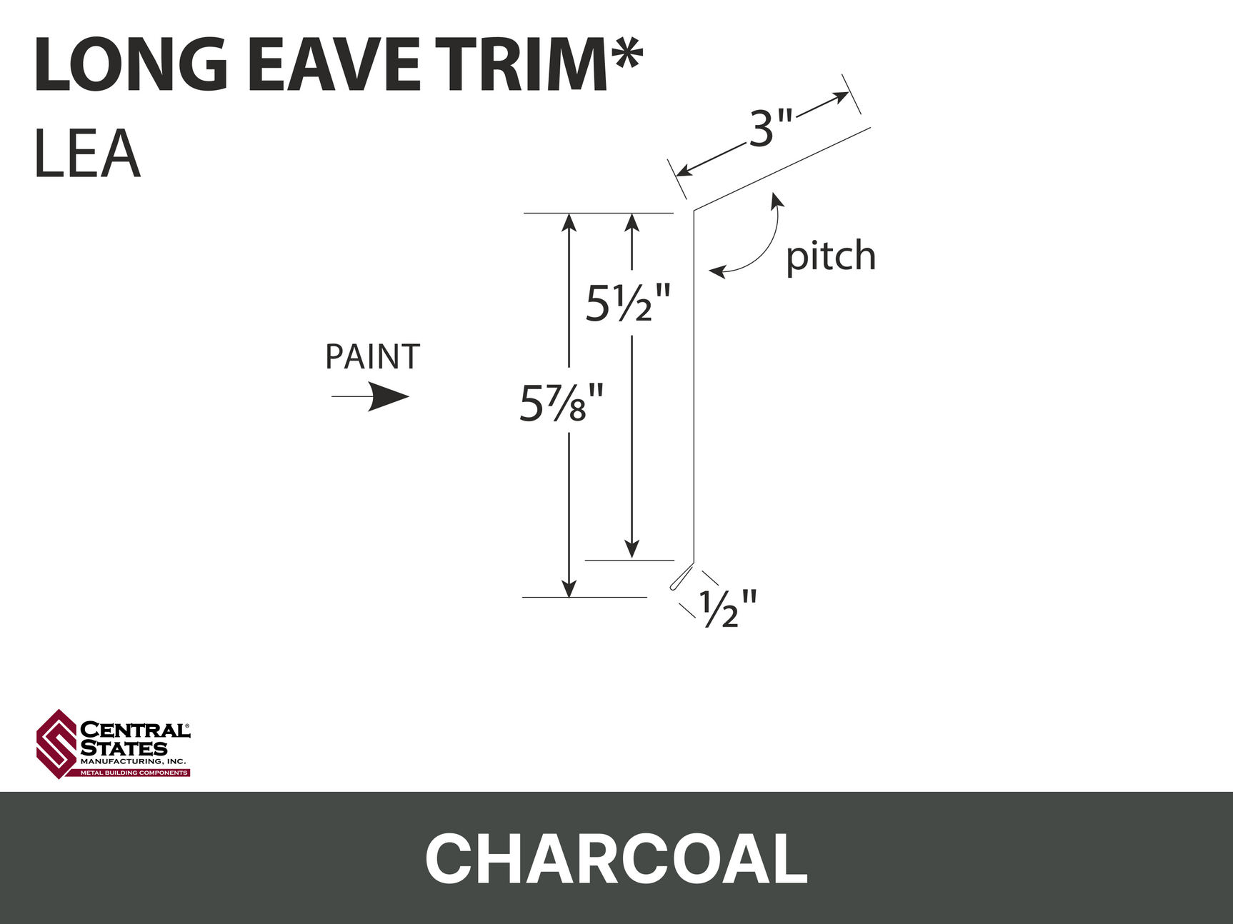 R-Loc™ Long Eave Trim