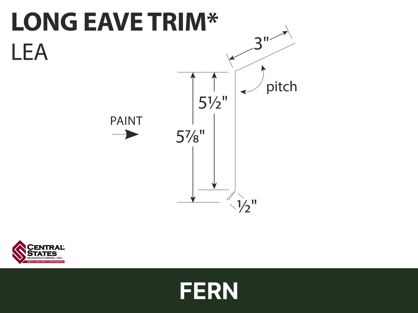 R-Loc™ Long Eave Trim