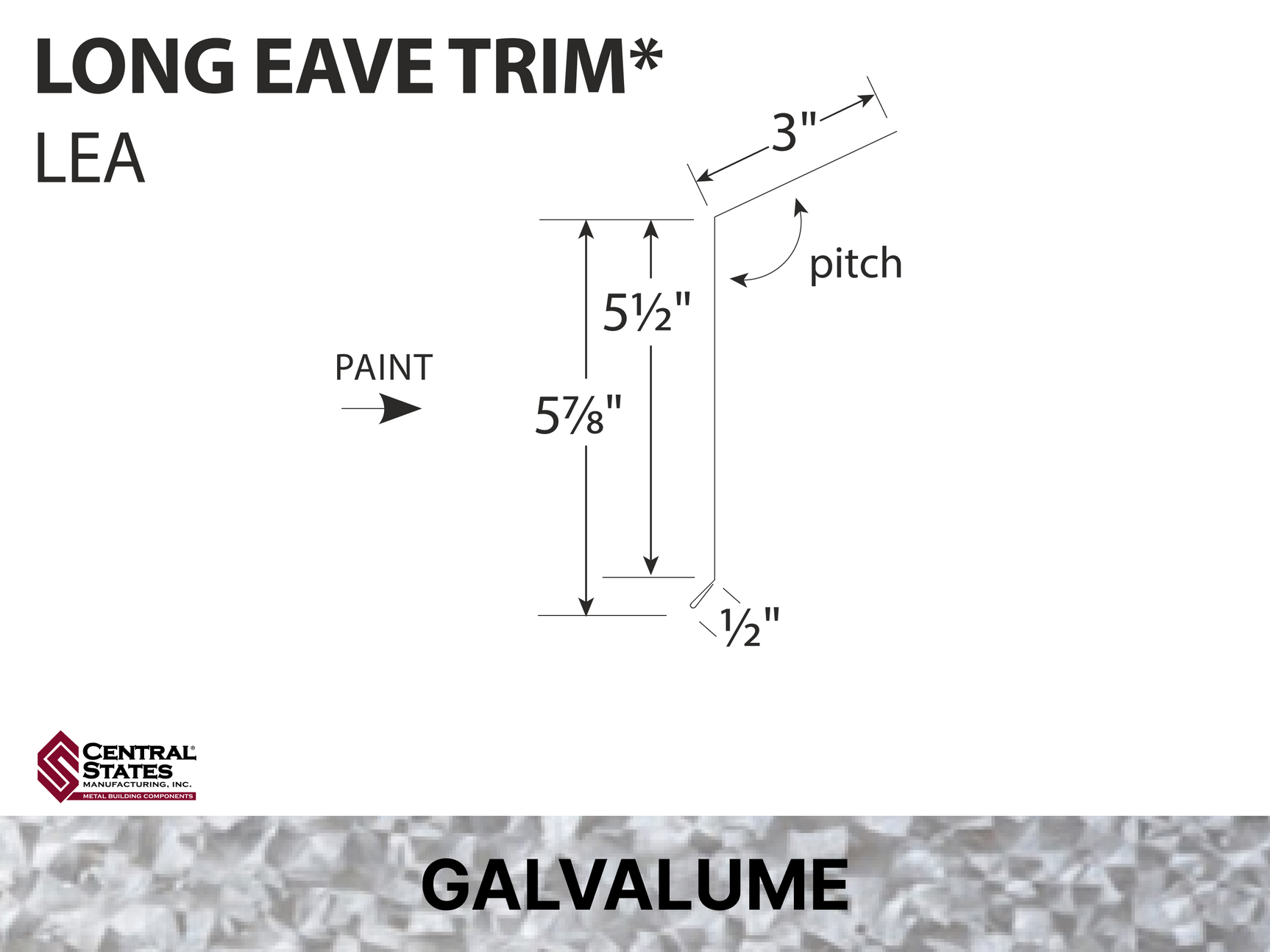 R-Loc™ Long Eave Trim