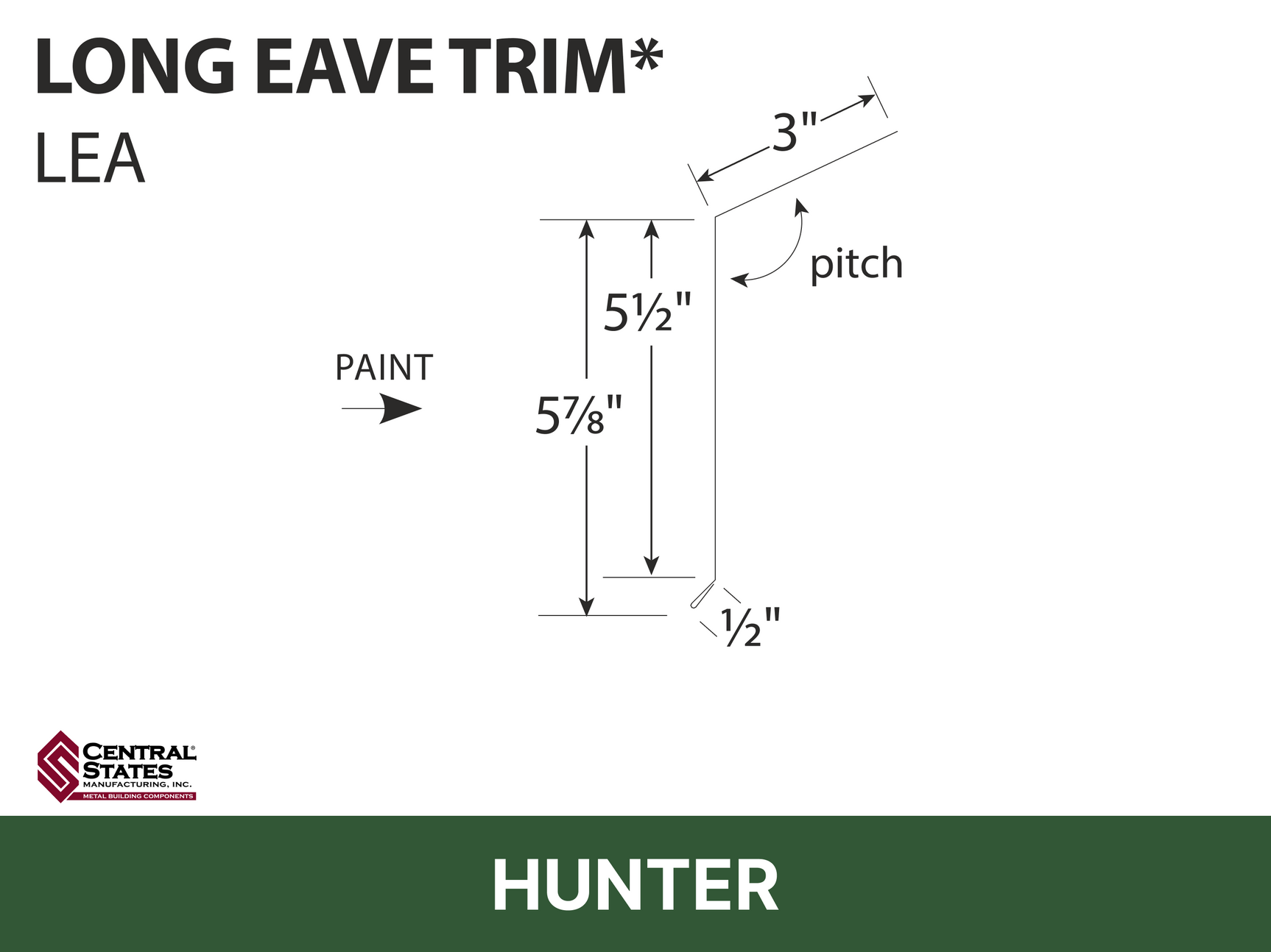 R-Loc™ Long Eave Trim