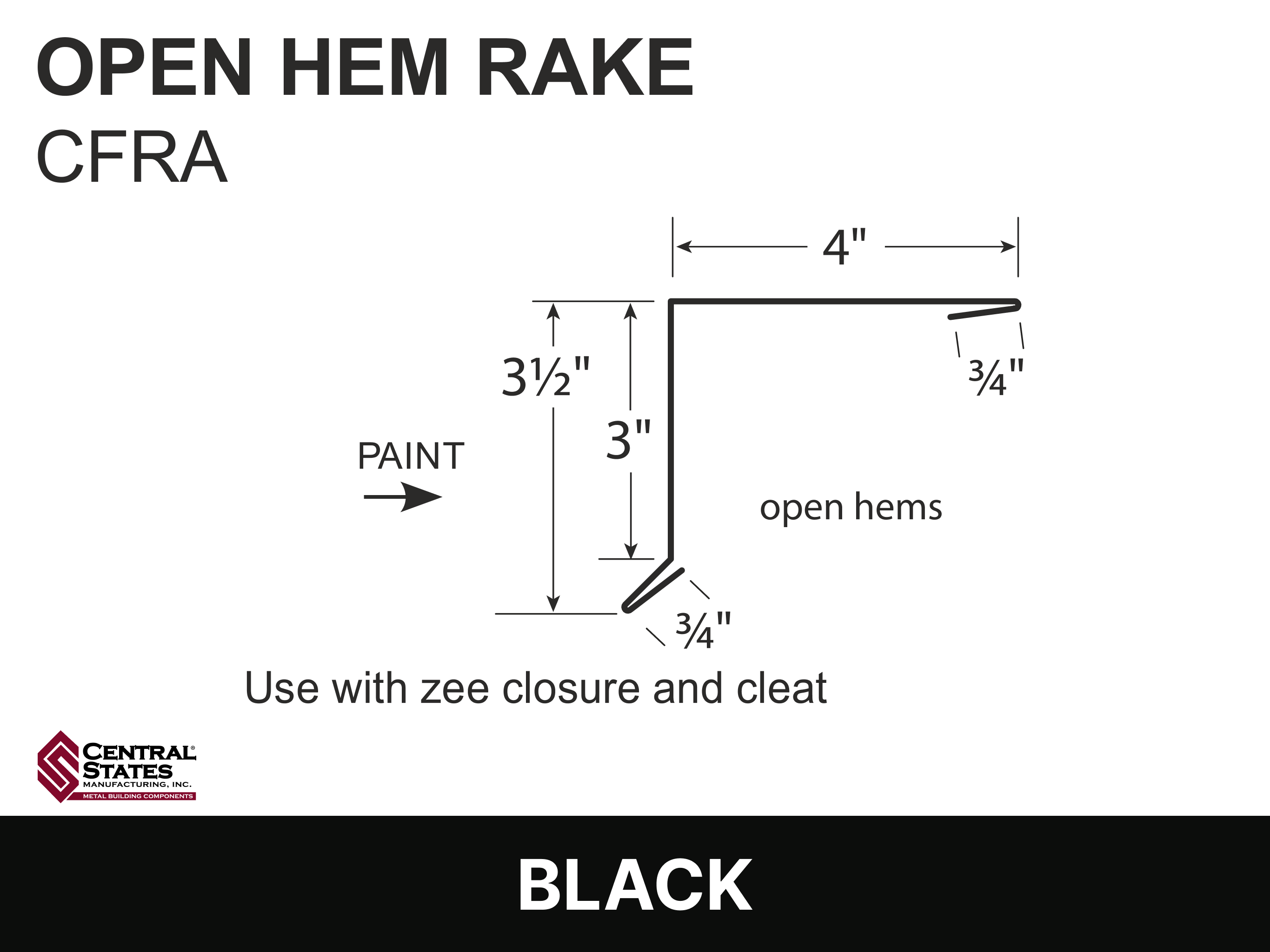 H-Loc™ Open Hem Rake