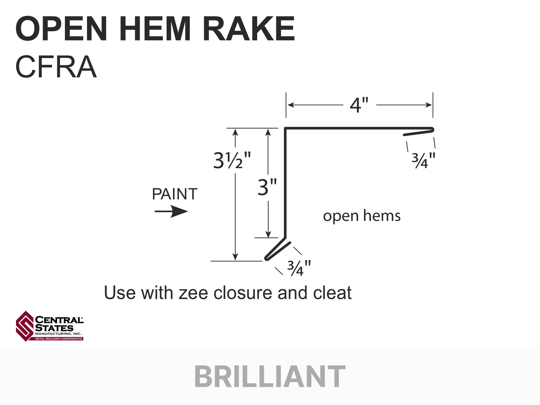 H-Loc™ Open Hem Rake