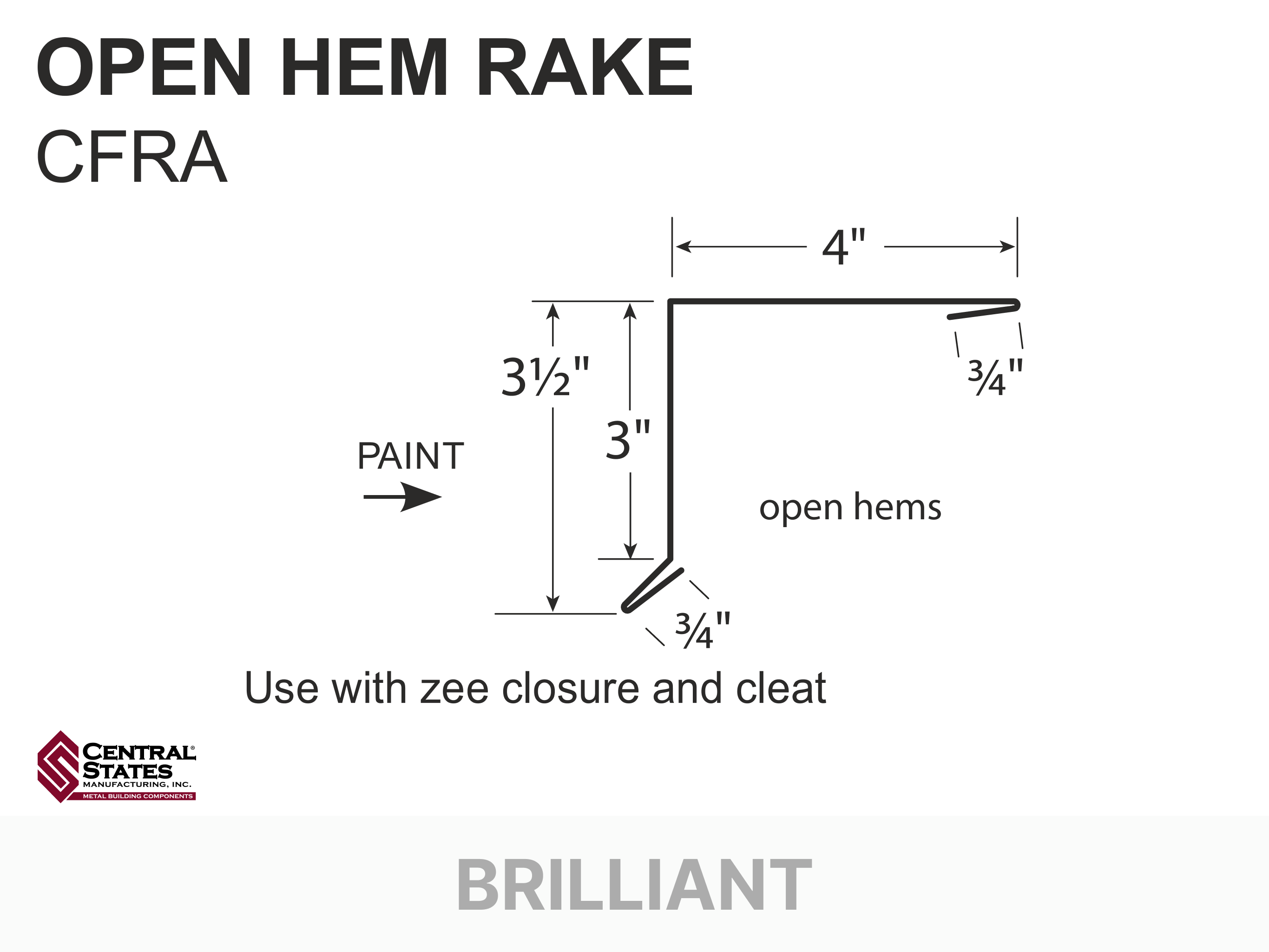 H-Loc™ Open Hem Rake