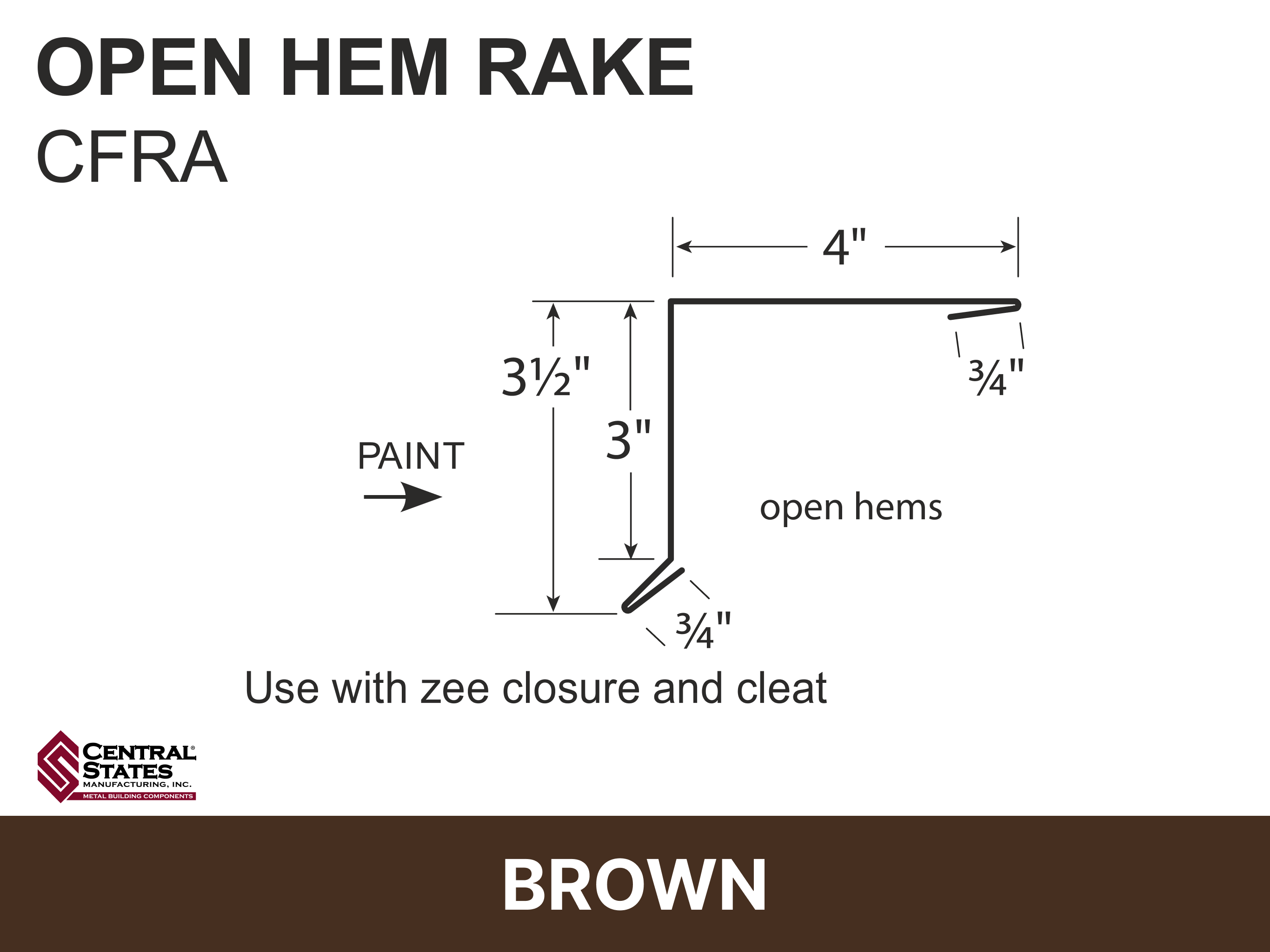 H-Loc™ Open Hem Rake
