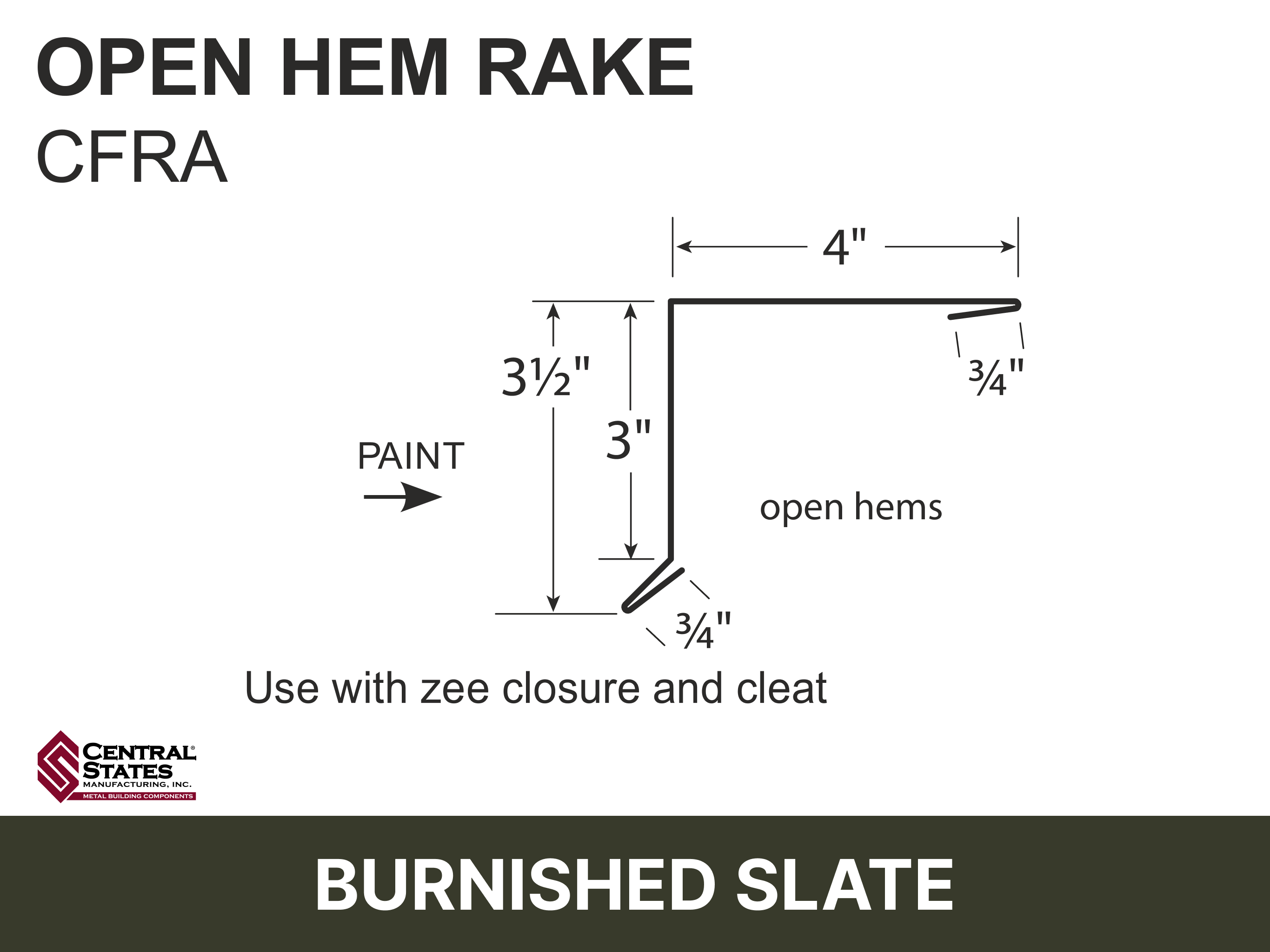 H-Loc™ Open Hem Rake