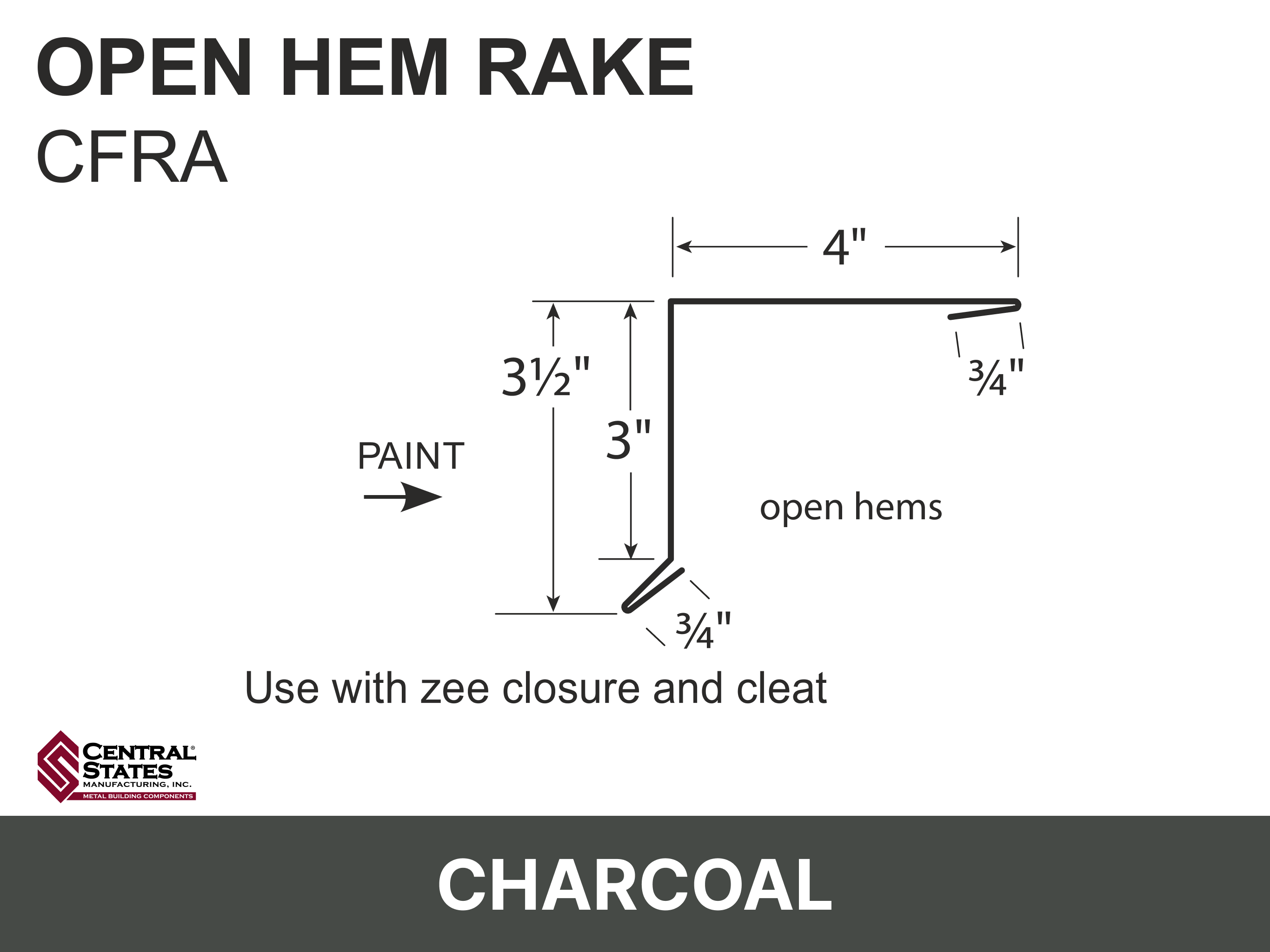 H-Loc™ Open Hem Rake