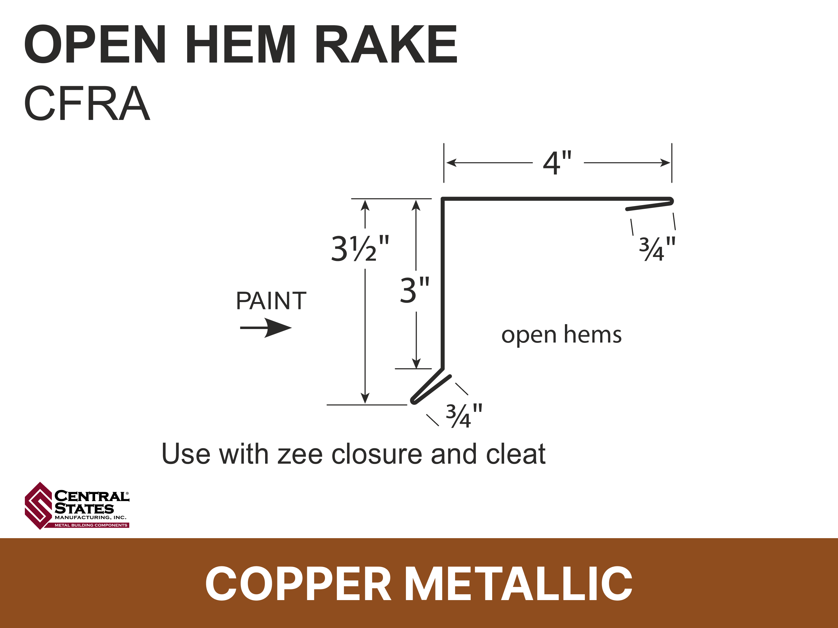 H-Loc™ Open Hem Rake