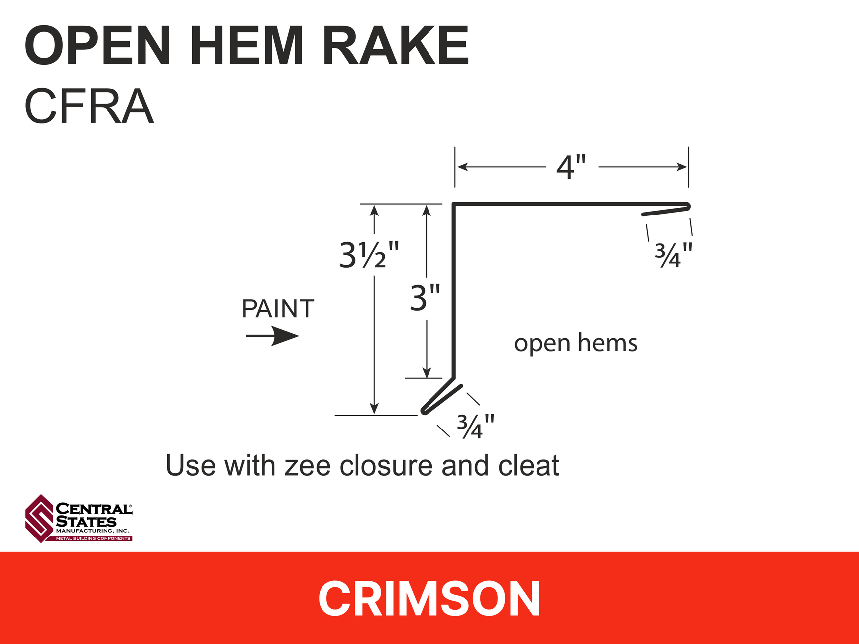 H-Loc™ Open Hem Rake