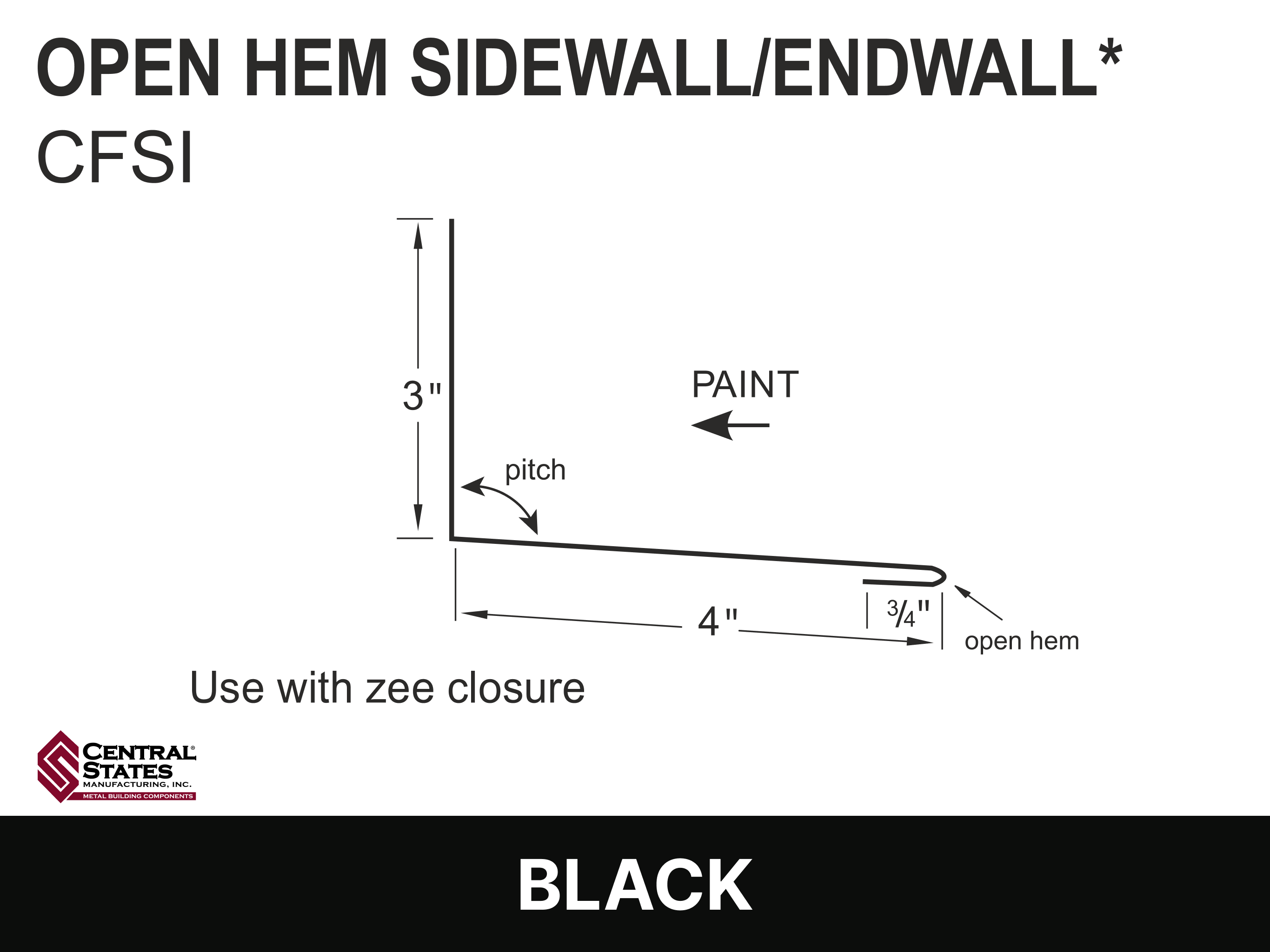 H-Loc™ Open Hem Sidewall/Endwall