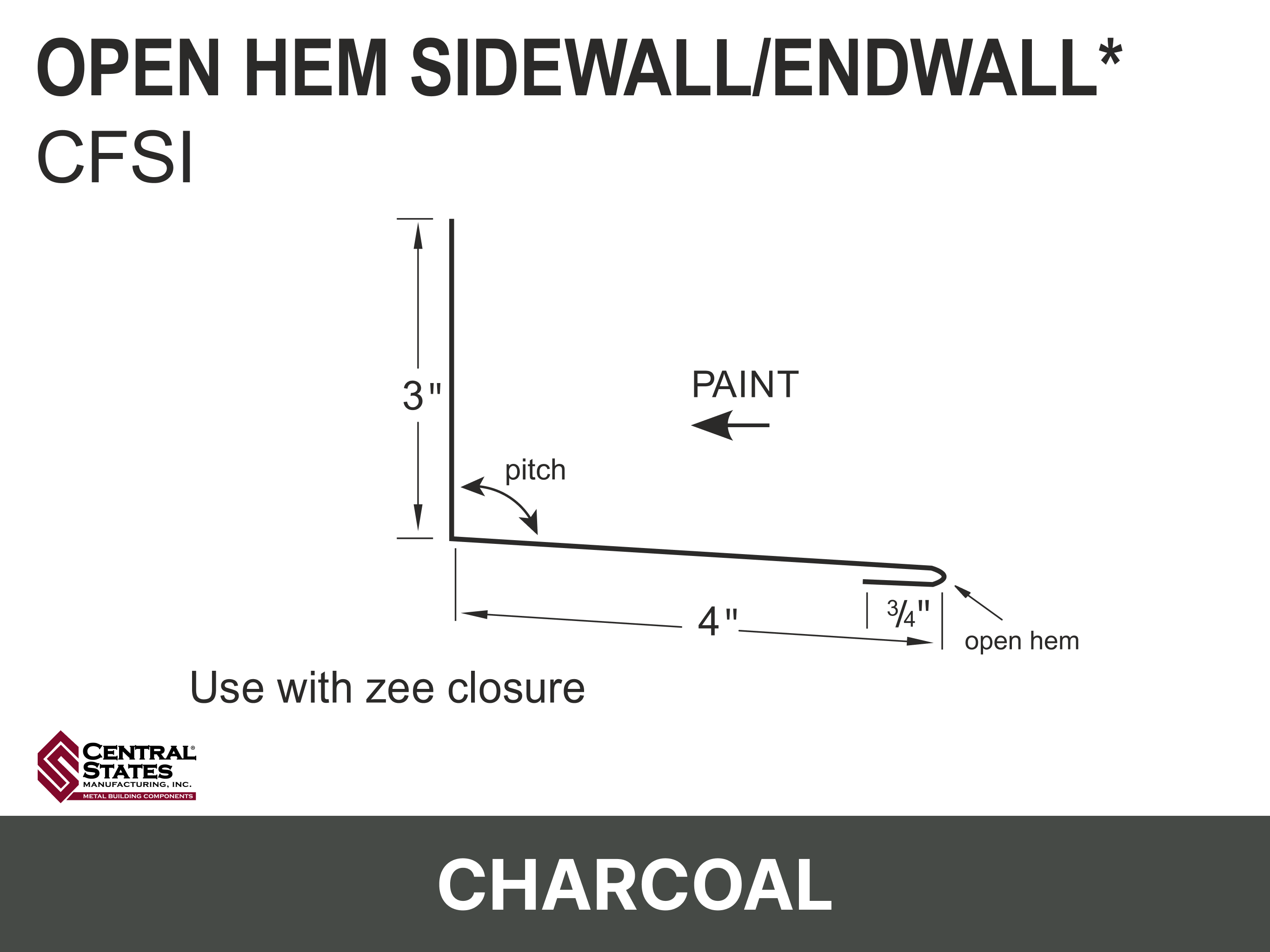 H-Loc™ Open Hem Sidewall/Endwall