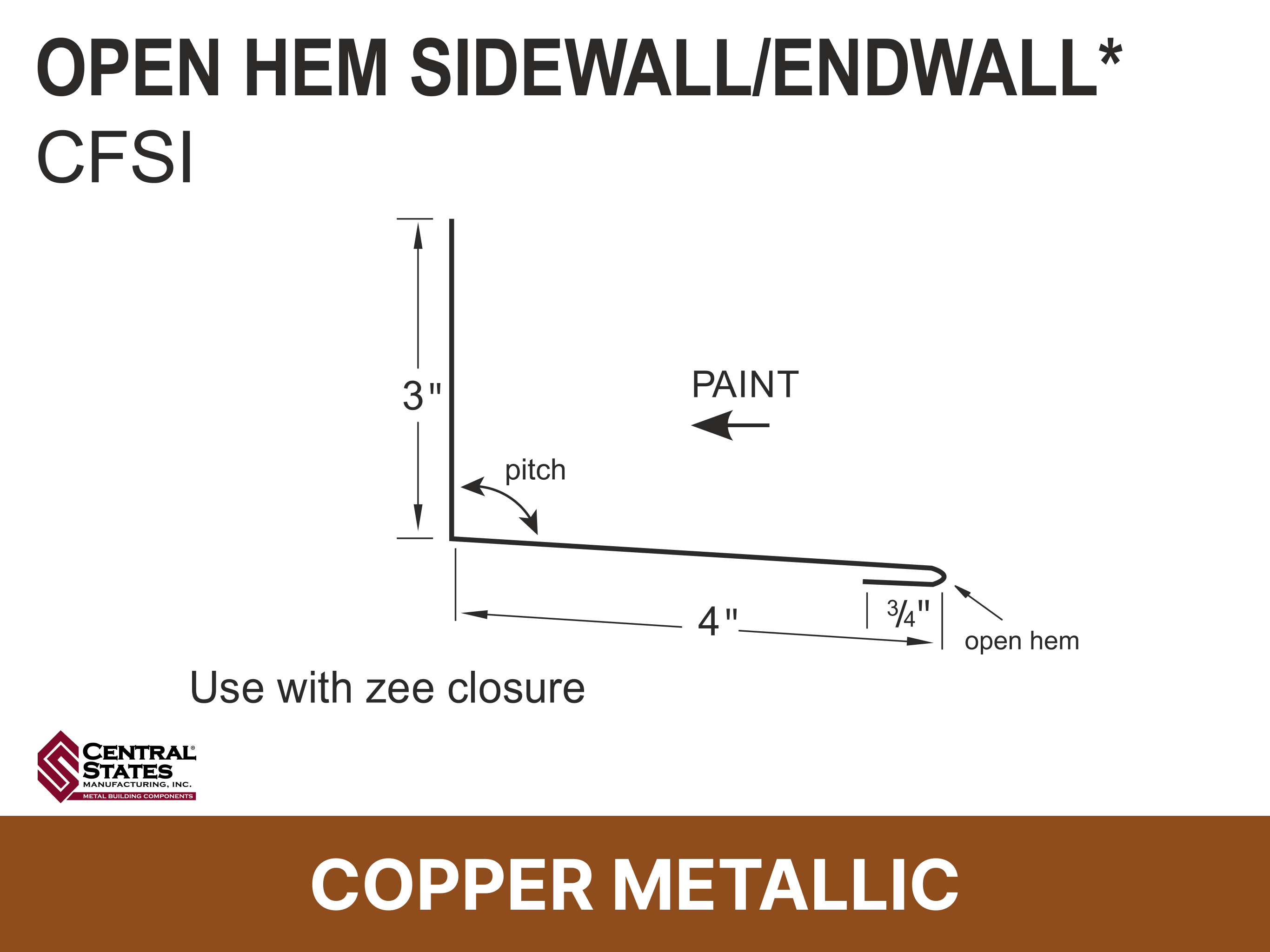 H-Loc™ Open Hem Sidewall/Endwall