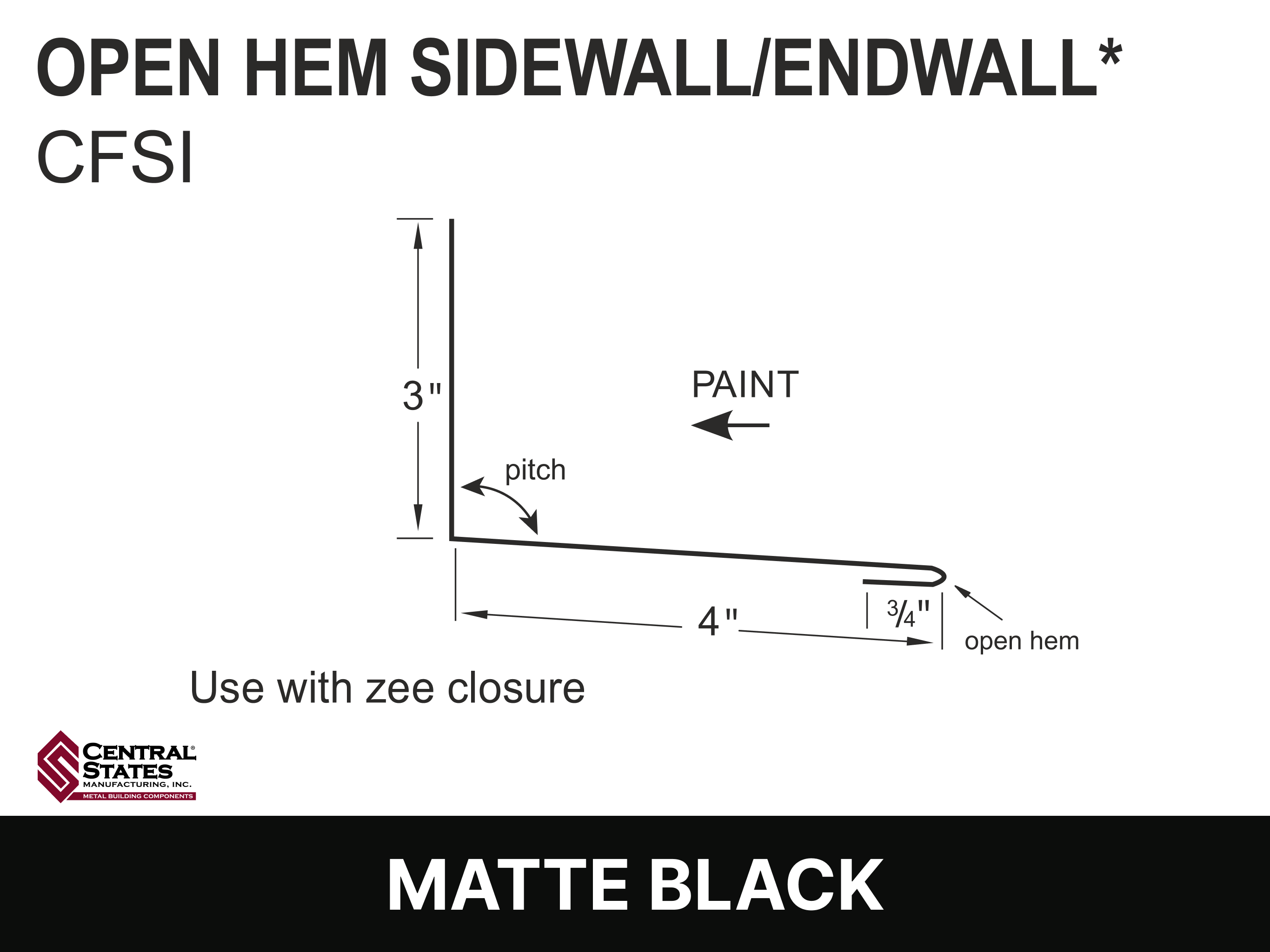 H-Loc™ Open Hem Sidewall/Endwall