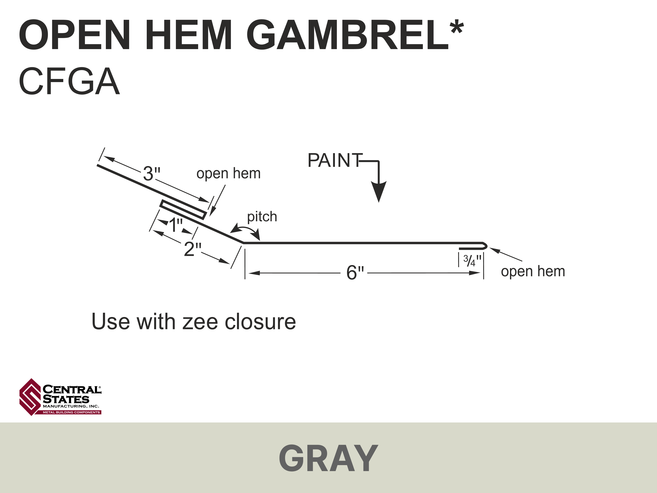 H-Loc™ Open Hem Gambrel