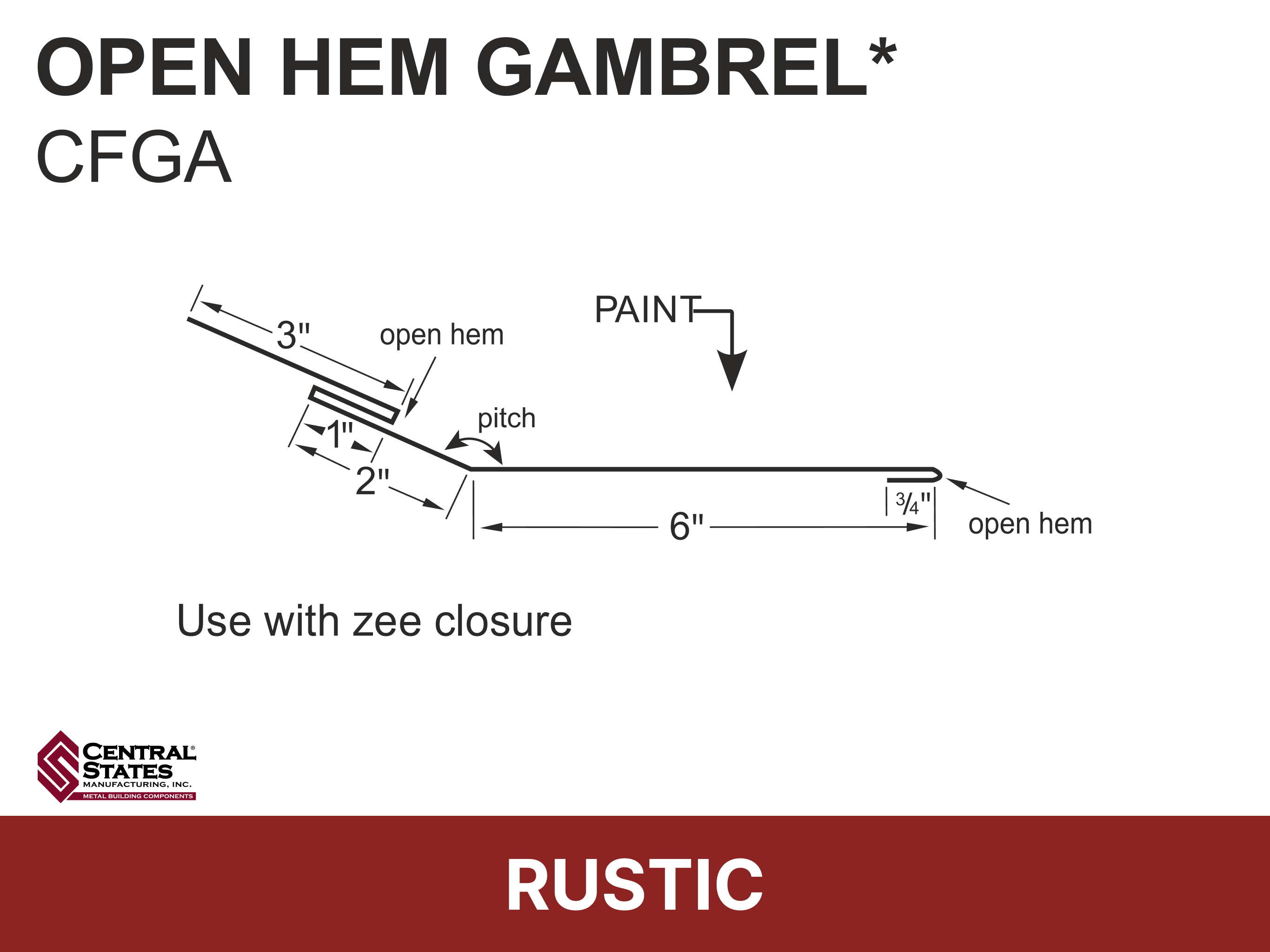 H-Loc™ Open Hem Gambrel