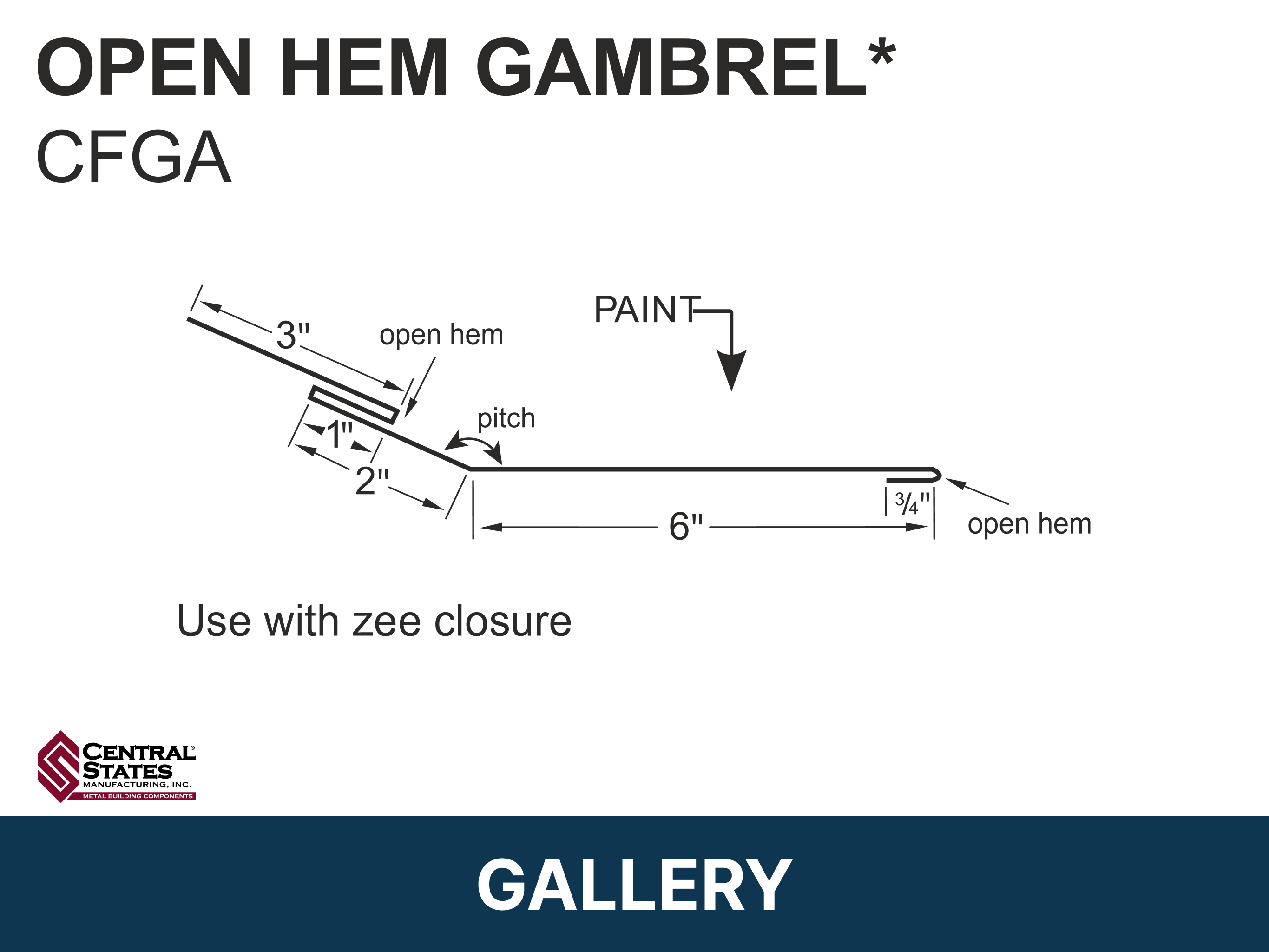 H-Loc™ Open Hem Gambrel