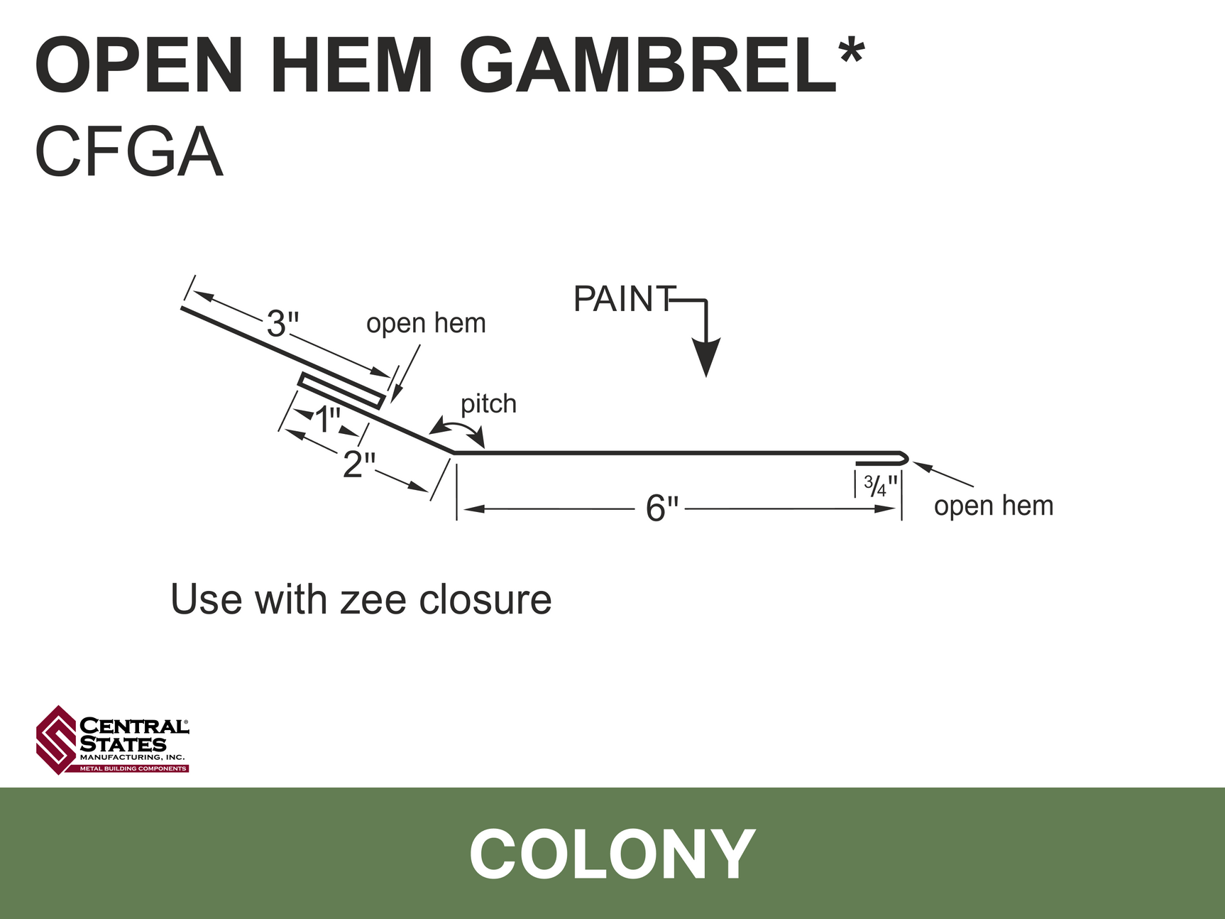 H-Loc™ Open Hem Gambrel