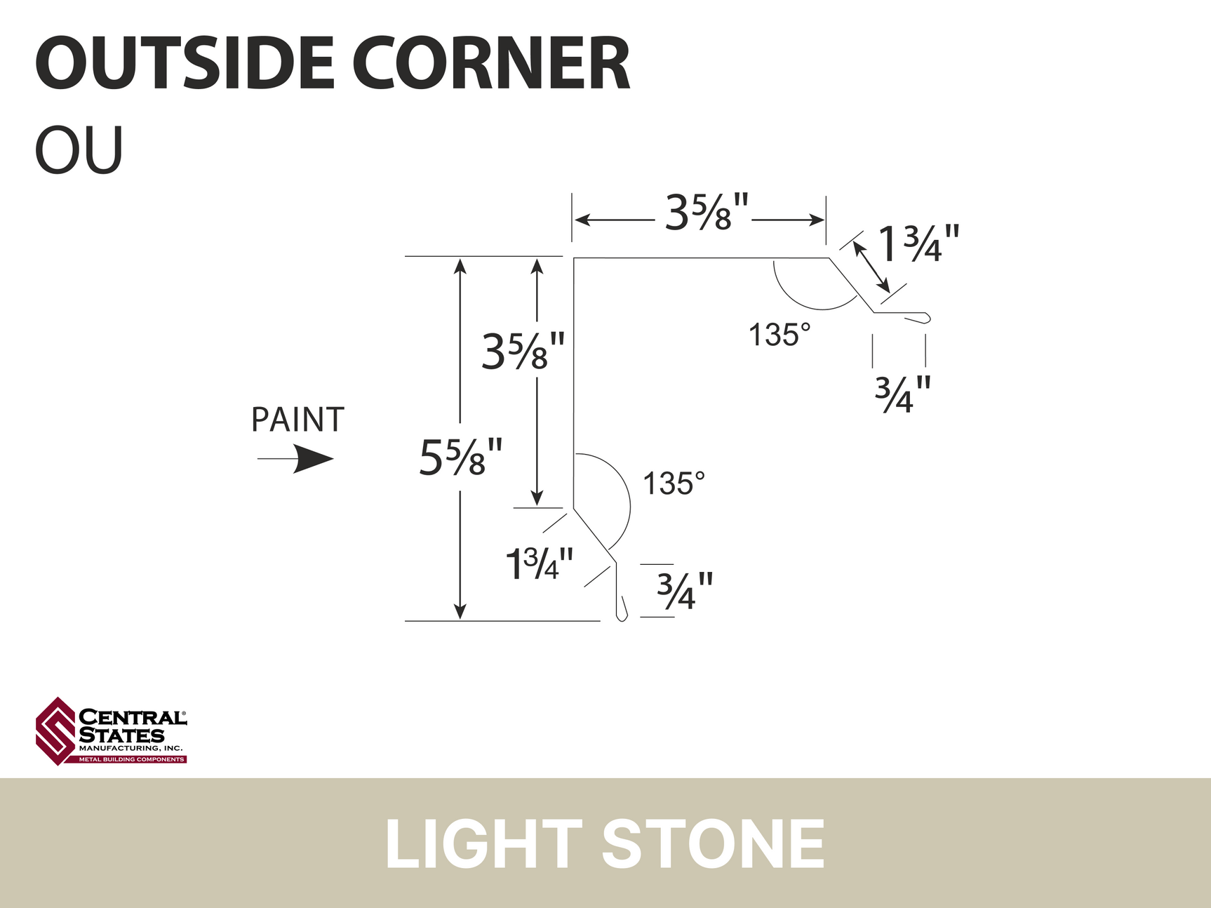 R-Loc™ Outside Corner
