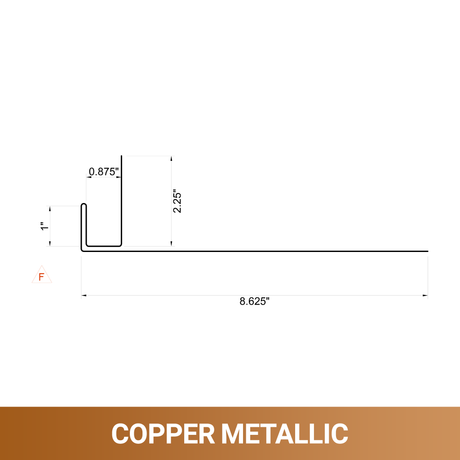 MasterRib® Overhead Door Trim - 29 ga. - 10'2''
