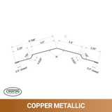 MasterRib® Ridge Cap - 29 ga. - 10'6"