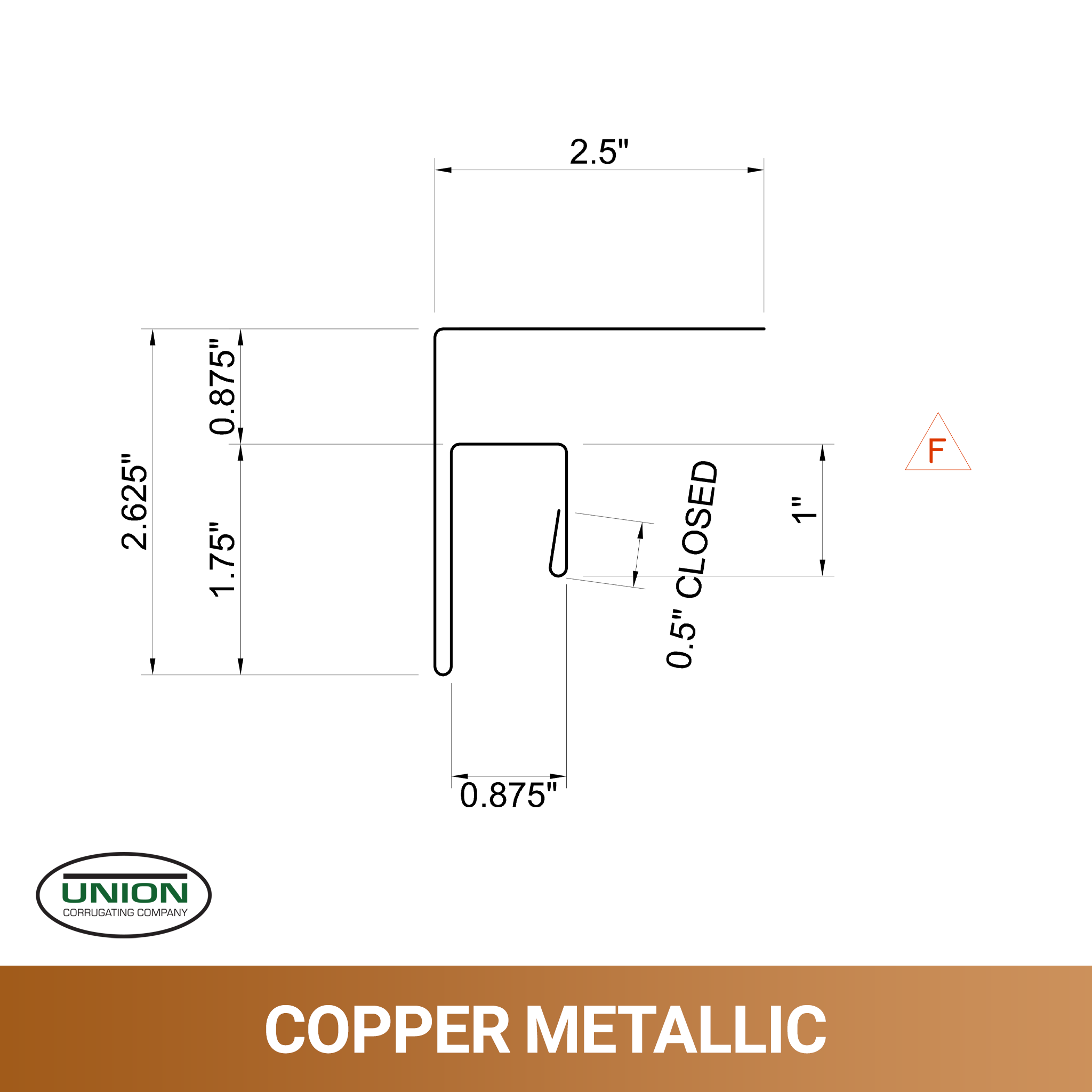 MasterRib® F and J Trim - 29 ga. - 10'2''