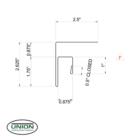 MasterRib® F and J Trim - 29 ga. - 10'2''