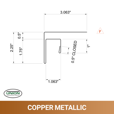 MasterRib® F and J Trim - 29 ga. - 10'2''