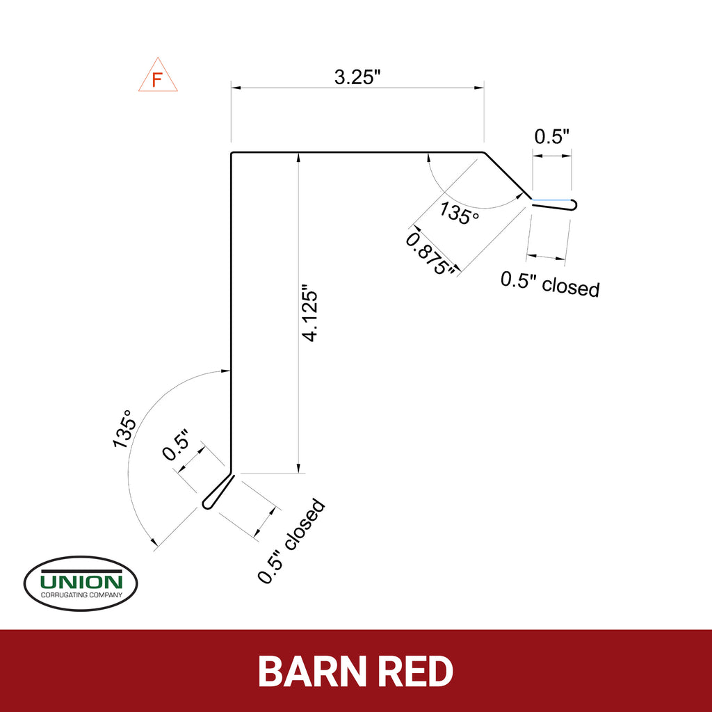 Max Rib Rake End Cut MasterRib® Residential Rake - 29 ga. - 10'2