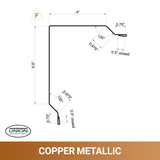 MasterRib® Post Frame Rake Trim (Gable Trim) - 29 ga. - 10'2"