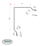 MasterRib® Post Frame Rake Trim (Gable Trim) - 29 ga. - 10'2"