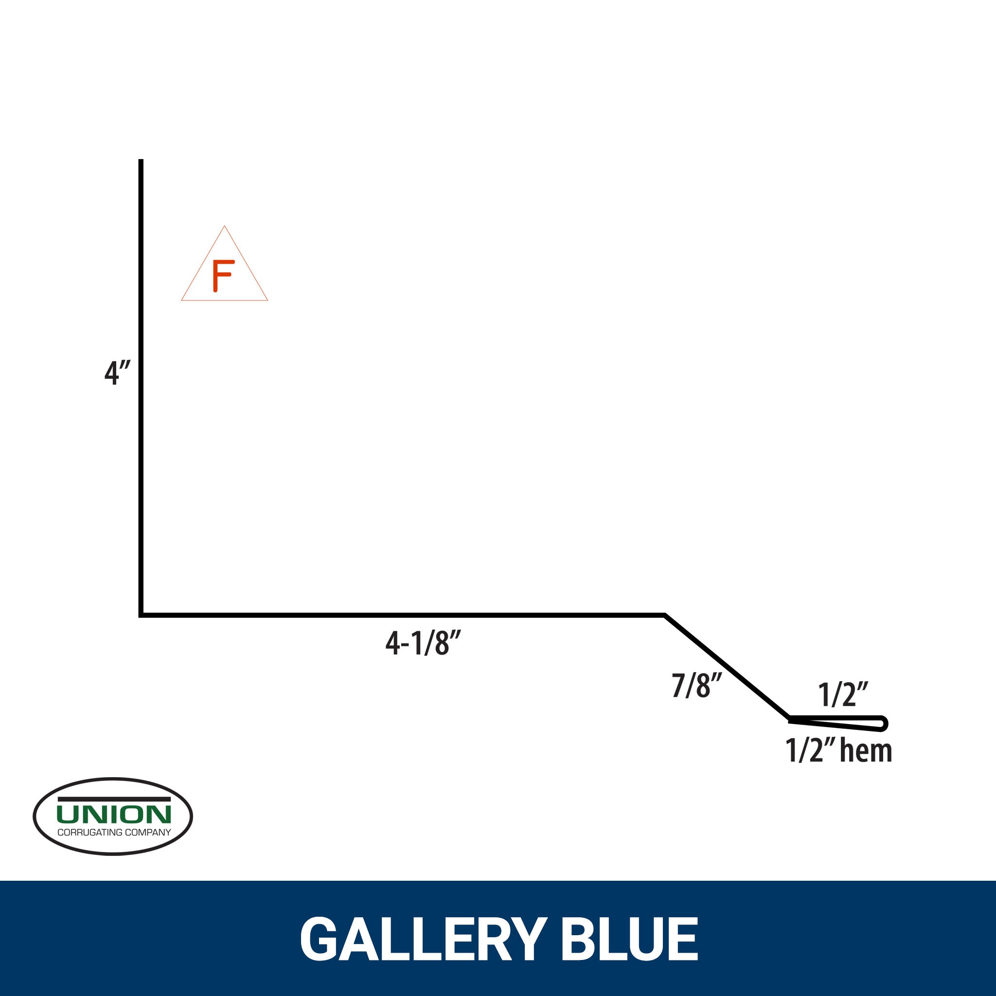 MasterRib® Sidewall Flashing - 29 ga. - 10'2''