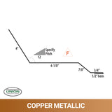 MasterRib® Endwall Flashing - 29 ga.  - 10'2''