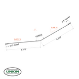 MasterRib® Slope Transition Flashing (Lower Gambrel Trim)