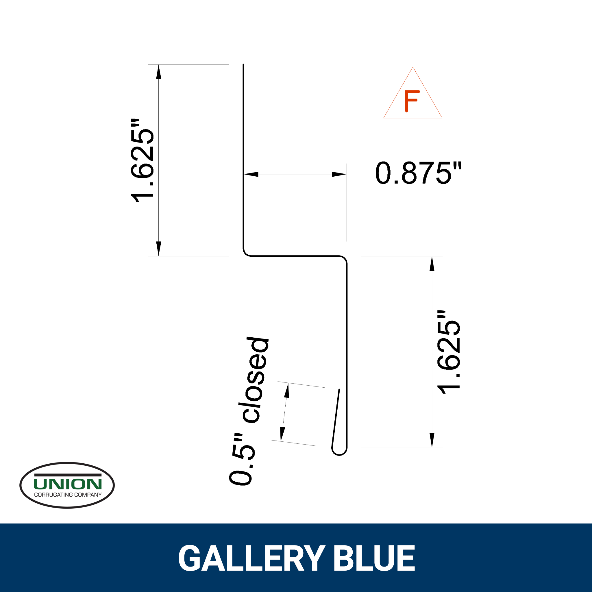 MasterRib® Double Angle Flashing - 29 ga. - 10'2''