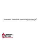 Prime 29 ga. Lifetime Panel-Loc Plus™ Ribbed Metal Panel  - 10', 12', 14', 16' (Various Colors)