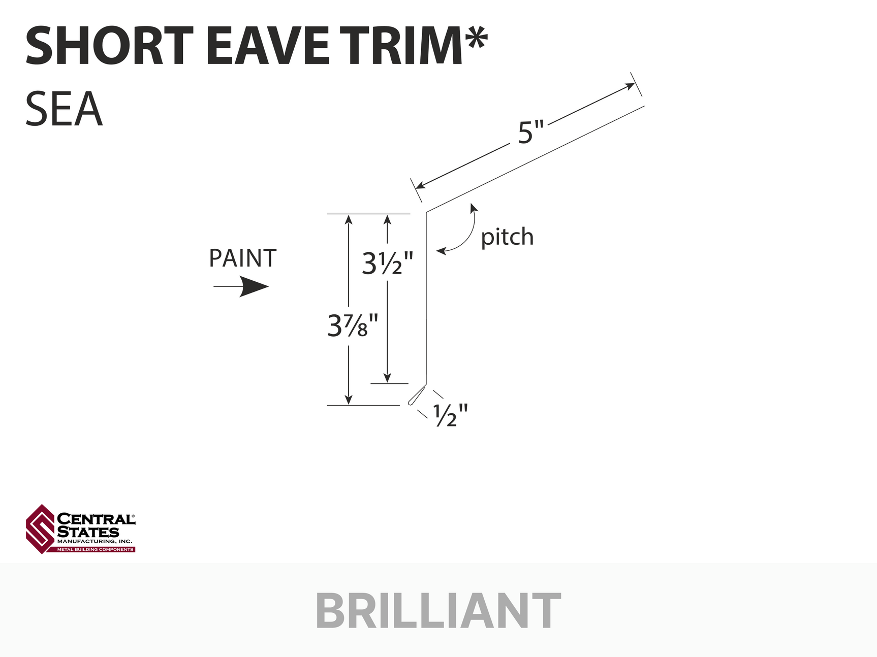 R-Loc™ Short Eave Trim