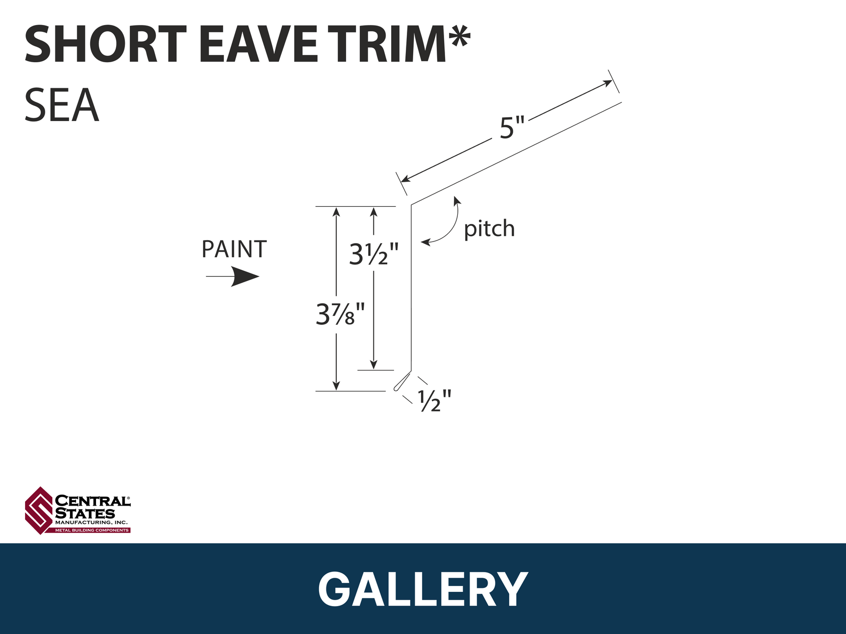 R-Loc™ Short Eave Trim