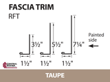 Residential Fascia Trim 10'2"