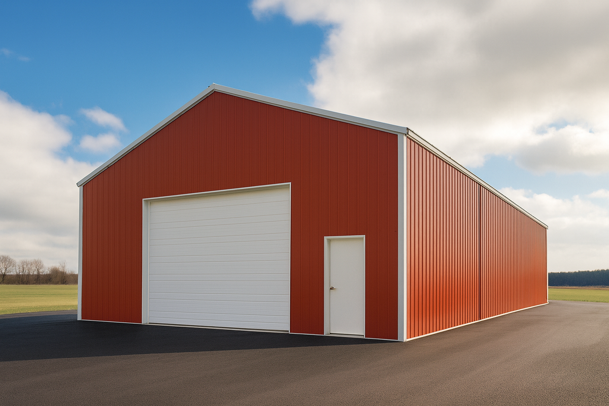 40x80x16 Pole Building Kit | Warehouse and Commercial Building | 3,200 ...