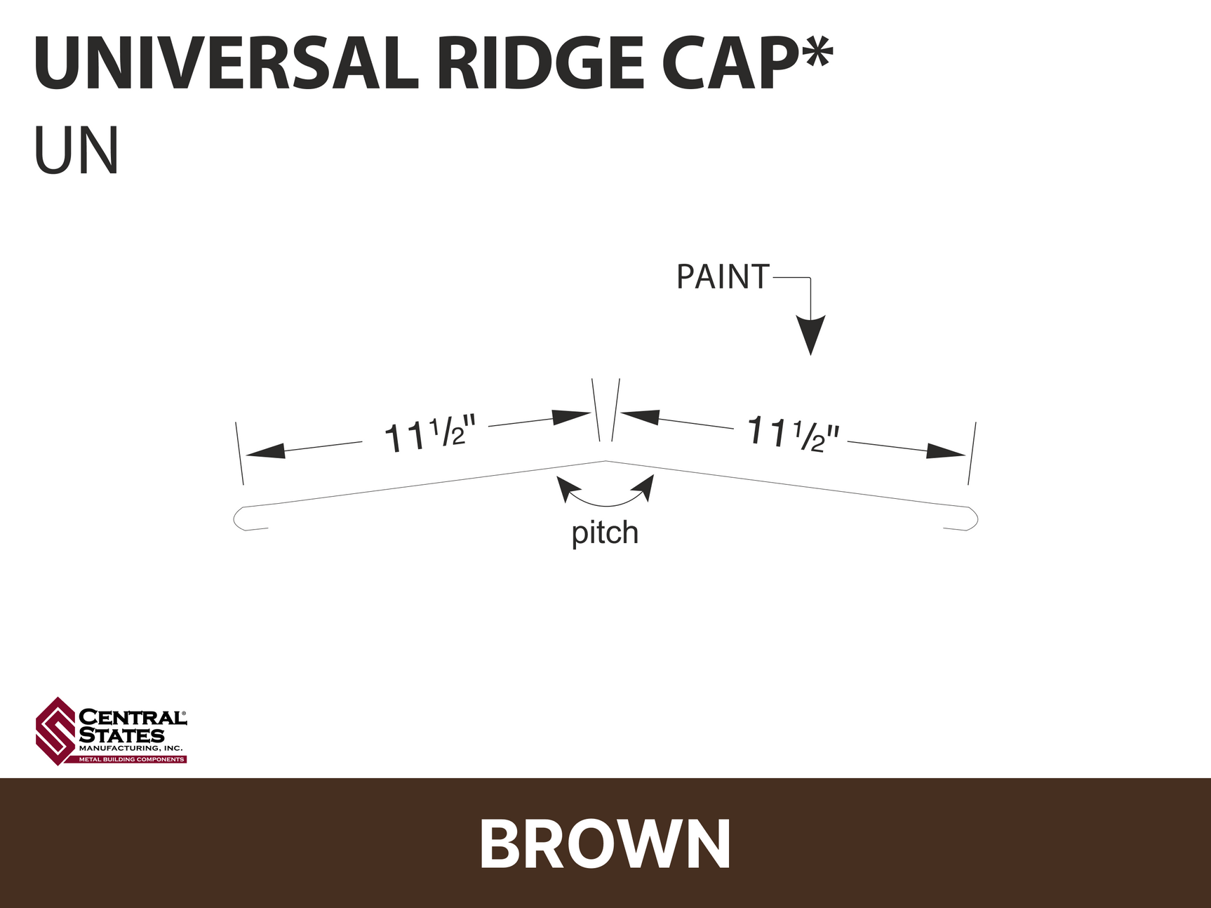 R-Loc™ Universal Ridge Cap
