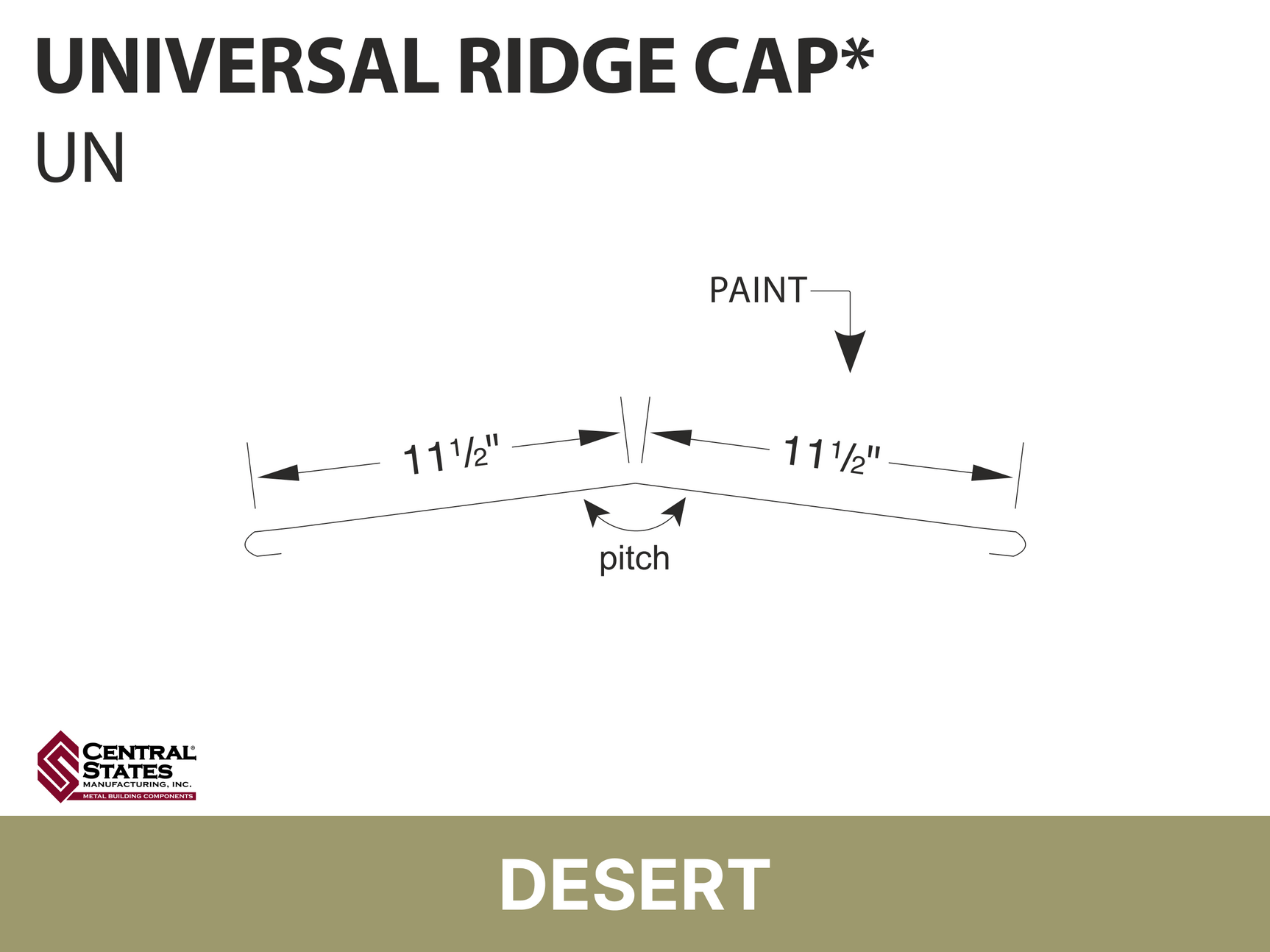 R-Loc™ Universal Ridge Cap