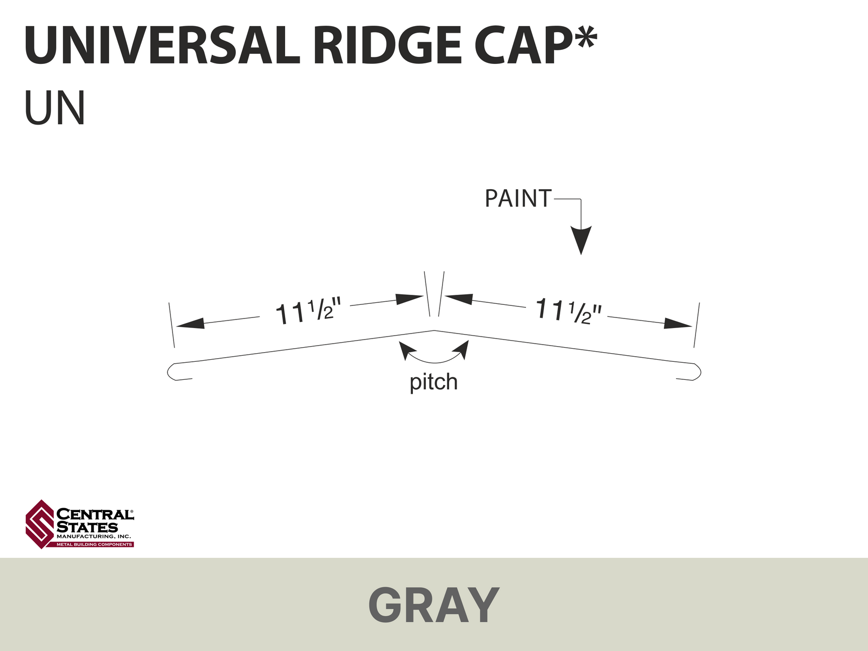 R-Loc™ Universal Ridge Cap