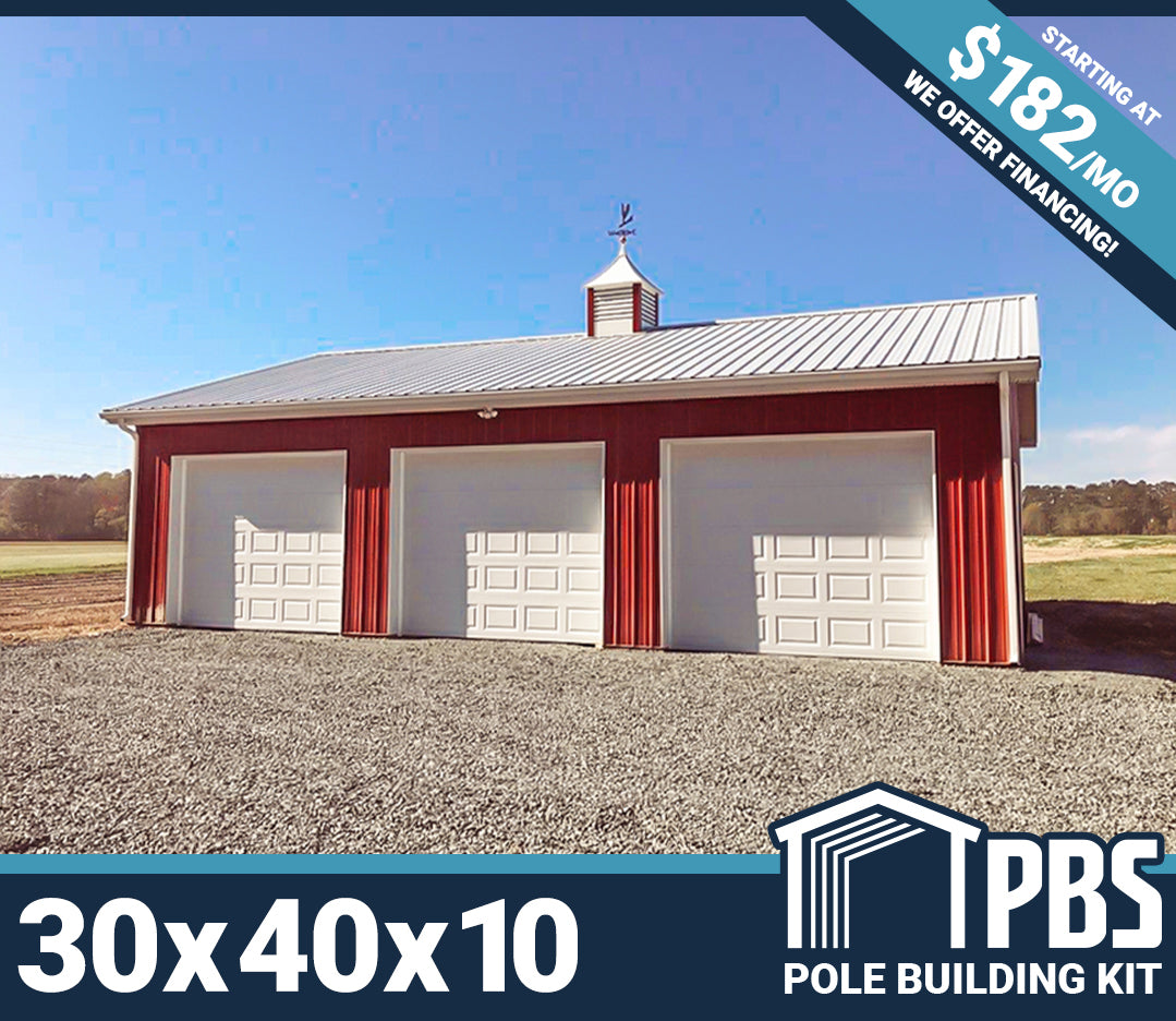 Pole Building Kits 25'30'