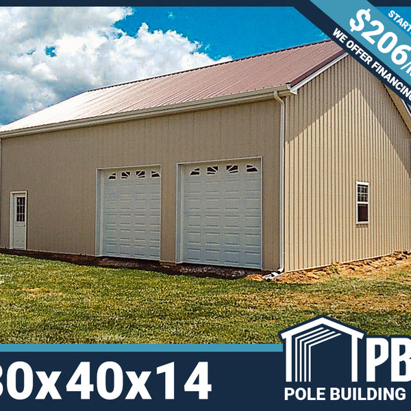 30x40x14 carport