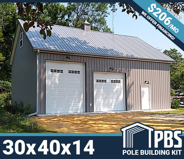30x40x14 carport