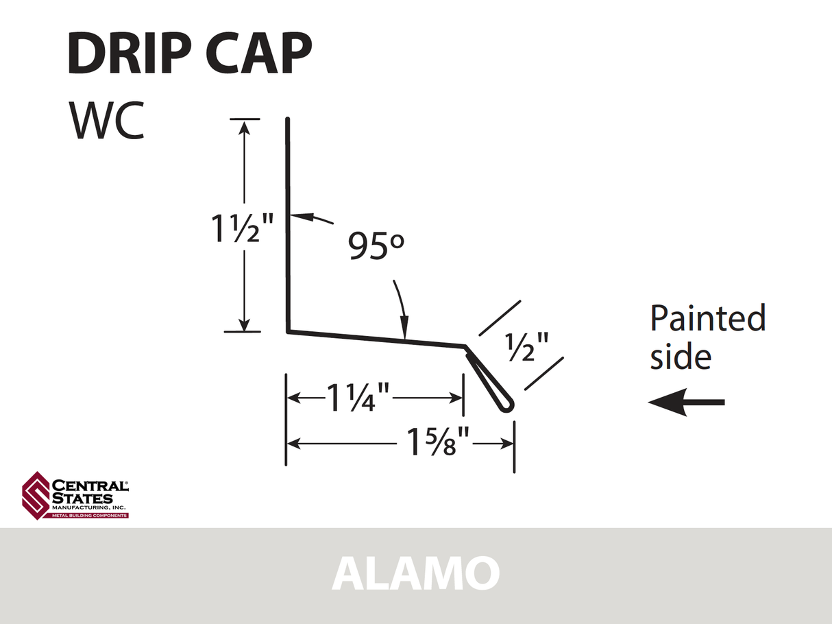 Window Drip Cap 10'2" - 29 ga.