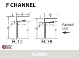 F-Channel 10'2" - 29 ga.