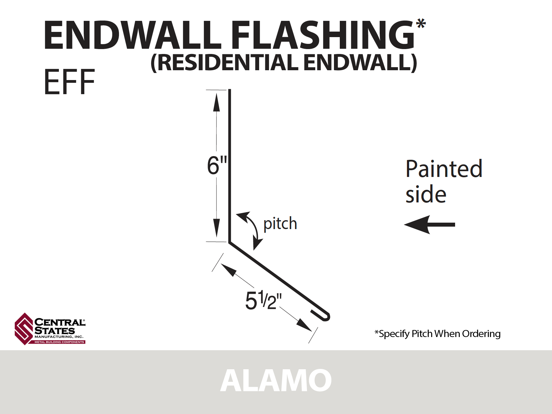 Endwall Flashing - Residential Endwall 10'2" - 29 ga.