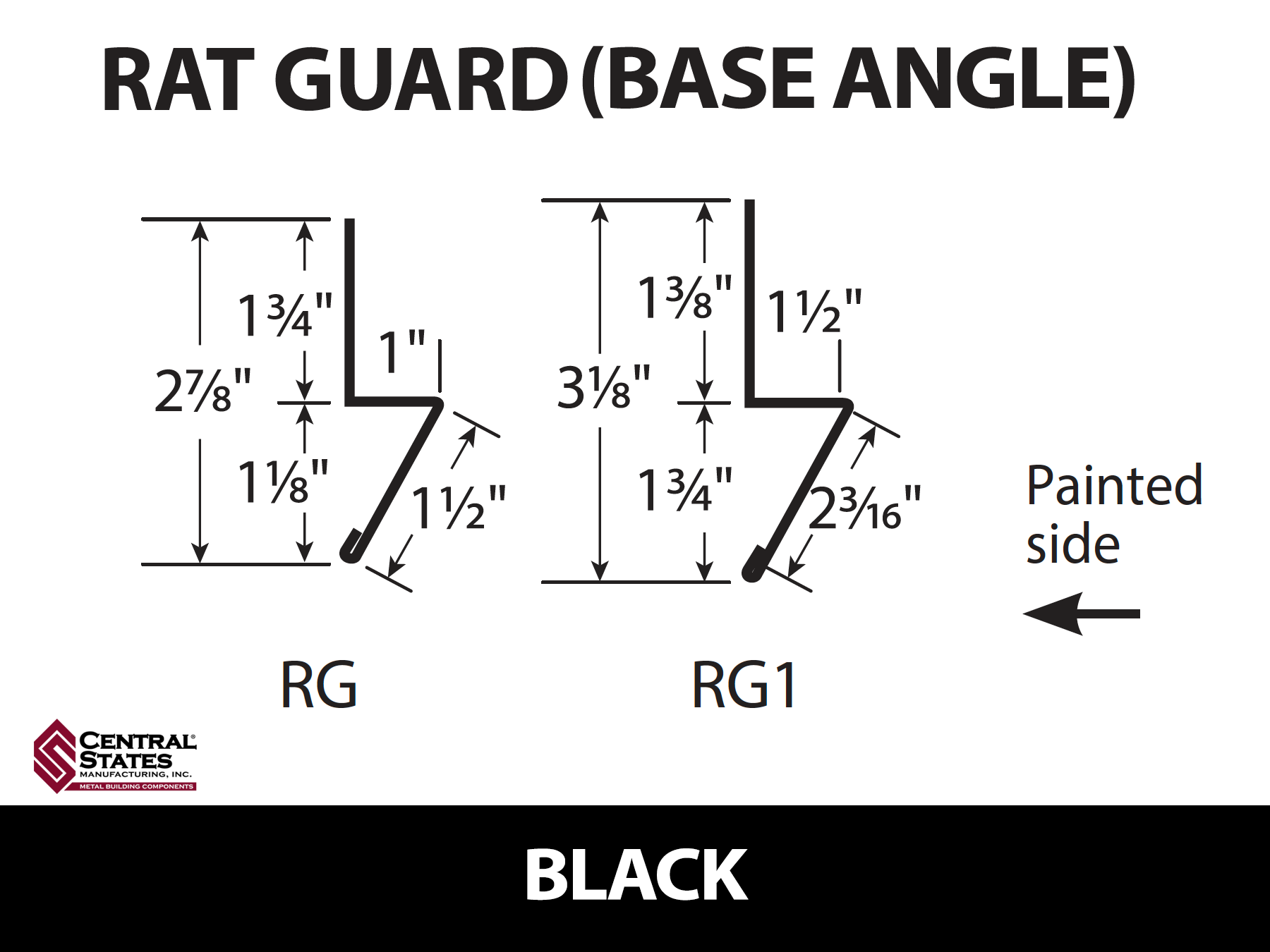 Base Angle 10'2" - 29 ga. -  CSM Trim